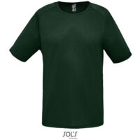 Camiseta Hombre Manga Raglán SOL'S SPORTY 3XL Verde bosque
