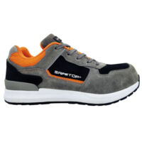 Zapato sport cordones S3S SR FO ESD suede gris/naranja SINIO SAFETOP 45