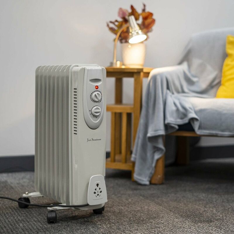 Oil Filled 2000w Radiator - White
