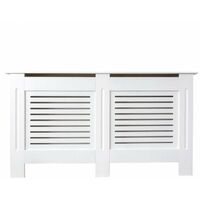 Jack Stonehouse Painted Radiator Cover Radiator Cabinet Modern Design MDF X-Large in White - White