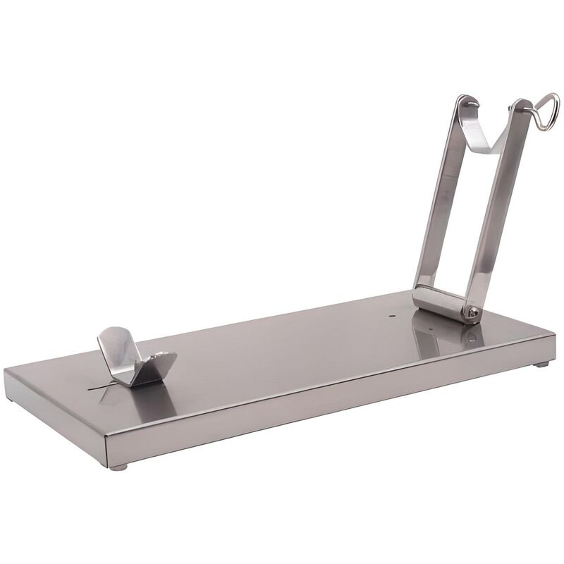 TIBU Main Courante En Hêtre - Poignée En Bois De Hêtre - Support En Acier Inoxydable - Longueur 30 - 500 Cm En Une Seule Pièce / Variante