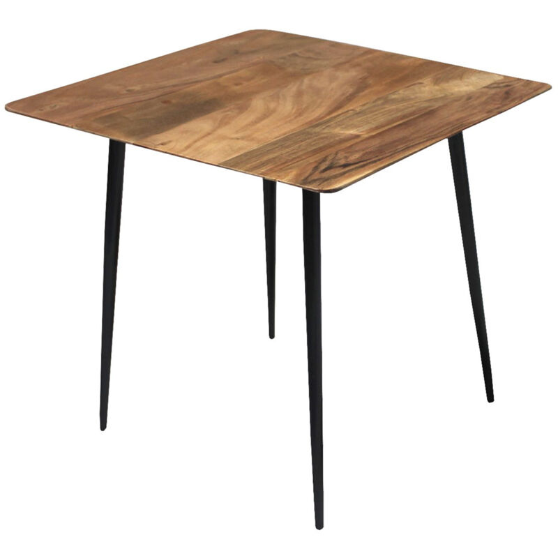 Tables d'Appoint en Bois d'Acacia et Fer