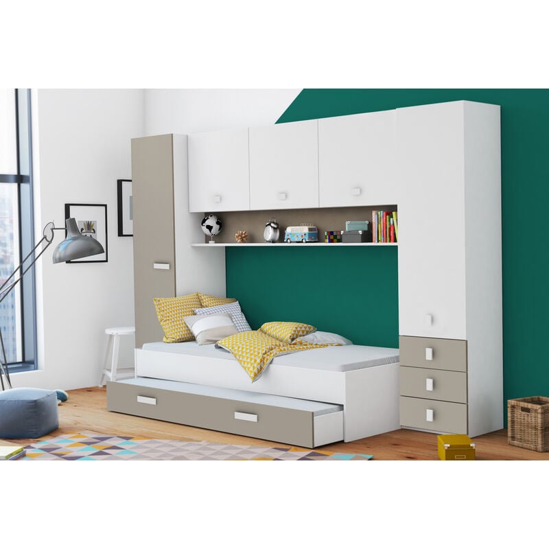 Costway meuble de rangement avec espace de rangement spacieux, bibliothèque  pour enfant à jouets livres, avec dispositif anti-basculement, meuble de  rangement pour chambre, salon, 76x35,5x94 cm (blanc) - Conforama