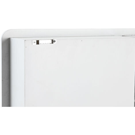 Etagère murale en MDF coloris blanc - Longueur 59 x Profondeur 7 x Hauteur 29 cm -PEGANE-