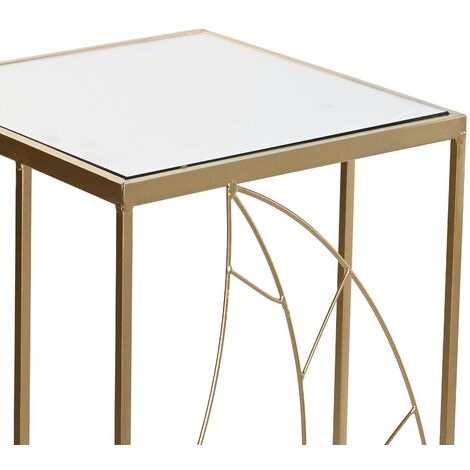 Table D'Appoint Carrée Barbados En Aluminium Vert Sauge - Mobilier Jardin Extérieur