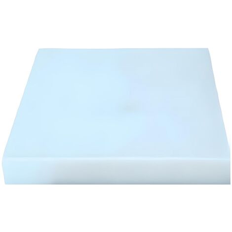 Planche à découper épaisse en fibre coloris blanc - Longueur 40 x Profondeur 40 x Hauteur 5 cm (1/5)