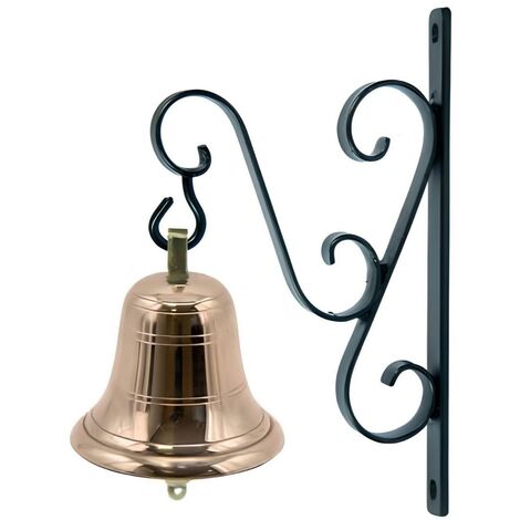 Cloche avec support en Fer - 15,5 x 15,5 cm (1/4)