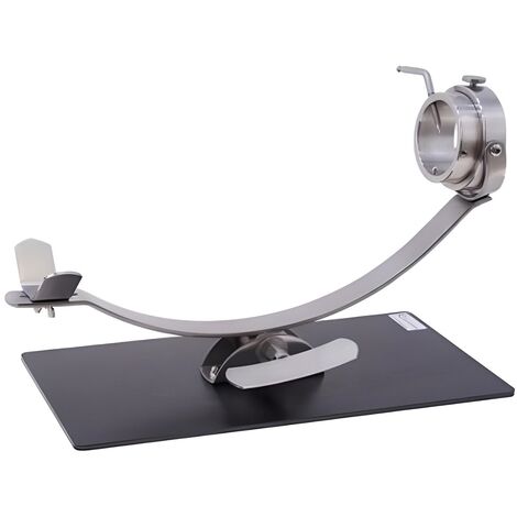 Support à Jambon En Inox - Tête Rotative - 3 Pointes - Base Antidérapante - Bergner - Pour Découpe Facile Et Présentation