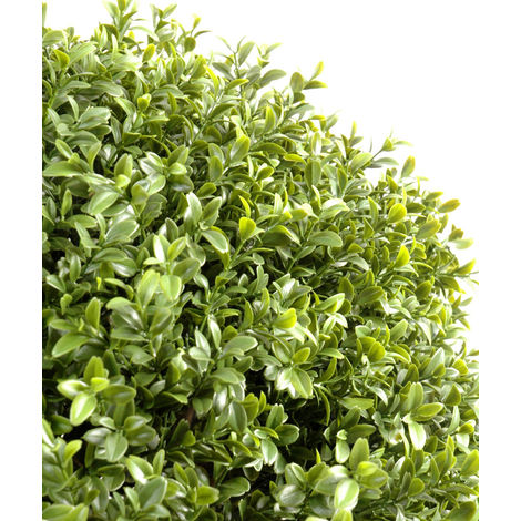 Plante artificielle haute gamme spécial extérieur/buis artificiel haie de  structure en métal coloris vert - dim : 149 x 35 x 100 cm - Conforama