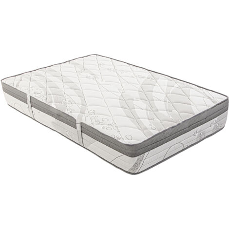 Matelas réversible SILA 90x190 cm , avec face été/hiver en mousse mémoire de forme, ferme, indépendance du couchage, épaisseur 26cm (1/5)
