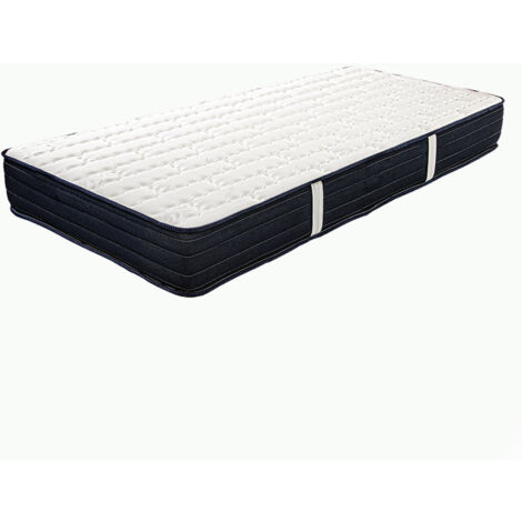Matelas réversible NORA, 90x190 cm, en mousse mémoire de forme haute adaptabilité et ergonomique, indépendance du couchage, épaisseur 20cm (1/5)