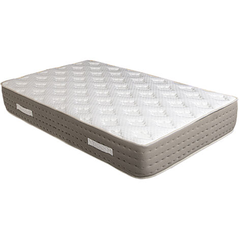 Matelas KIAN 140x200 cm à ressorts ensachés, en mousse haute densité, indépendance du couchage, face été/hiver, épaisseur 26cm (1/5)