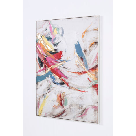 Tableau déco Modern 23 - Toile peinte à la main - 30 x 90 x 3 cm
