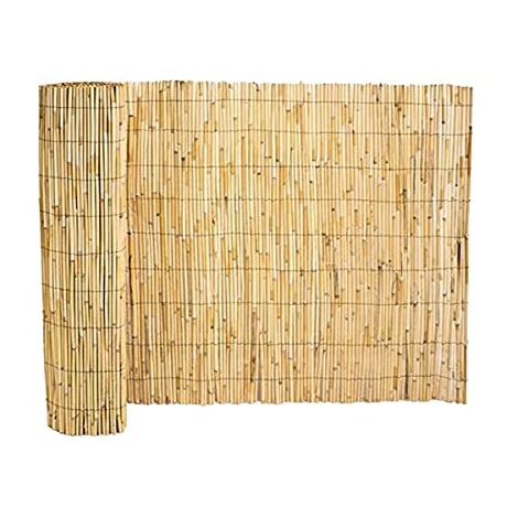 Canisse en bambou brise vue 500 cm – Clôture décorative extérieure – Protection contre vent et soleil – Installation facile – Visiodirect