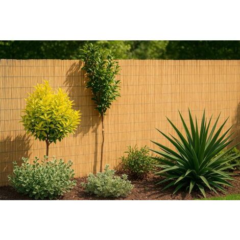 Canisse En écorce Casa.pro - 500x150cm - Brise-vue Naturel Jardin