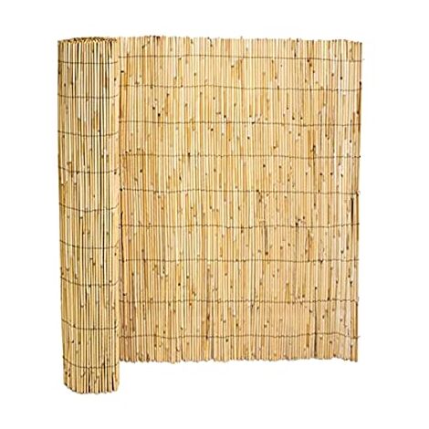 Canisse en Bambou brise vue, clôture de jardin décorative extérieur pour jardin et terrasse ,couverture de protection contre le vent et le soleil - Profondeur 150 x Longueur 500 cm