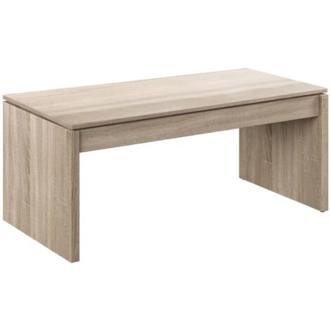 Table basse TOM à plateau relevable L102cm x H43-54cm - Bois (1/5)