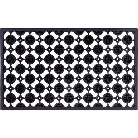 Paillasson caoutchouc grille l.45 x L.75 cm