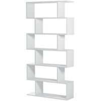 CALICOSY - Bibliothèque avec 6 niveaux H192 cm - Athena