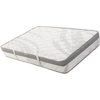 Matelas réversible BORA 180x200 cm, en mousse mémoire de forme, ferme, indépendance du couchage, avec face été/hiver, épaisseur 26cm