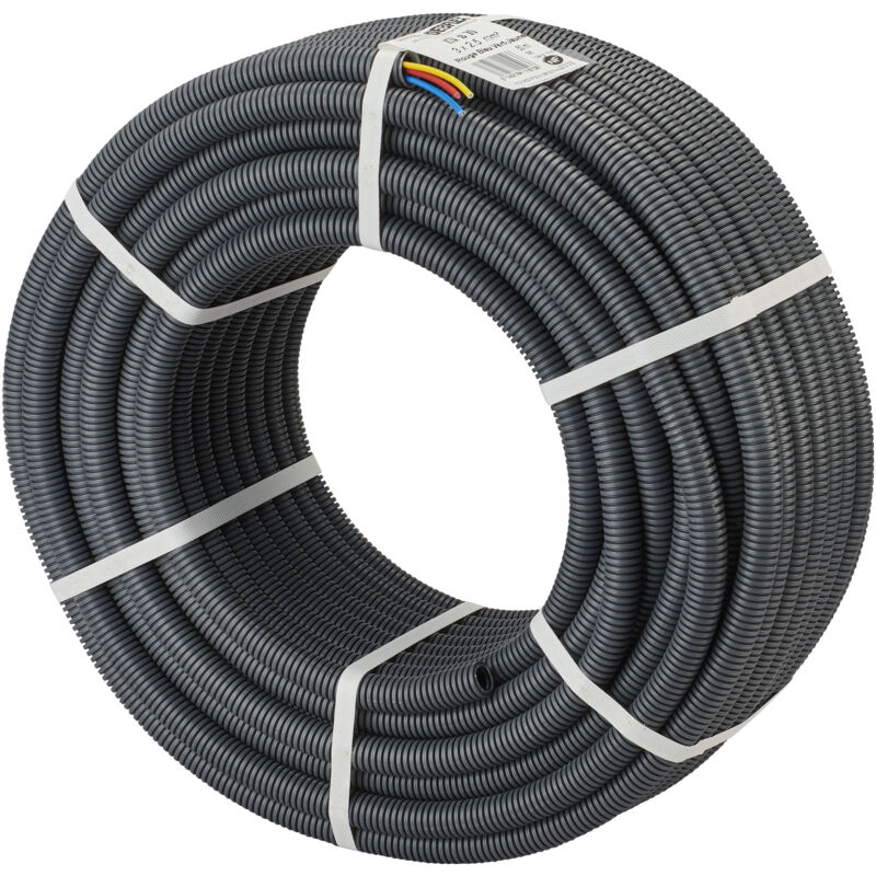 DEBFLEX  - COURONNE DE GAINE PRE FILEE 3X2.5 MM² Ø20 50 M GRIS - 411513