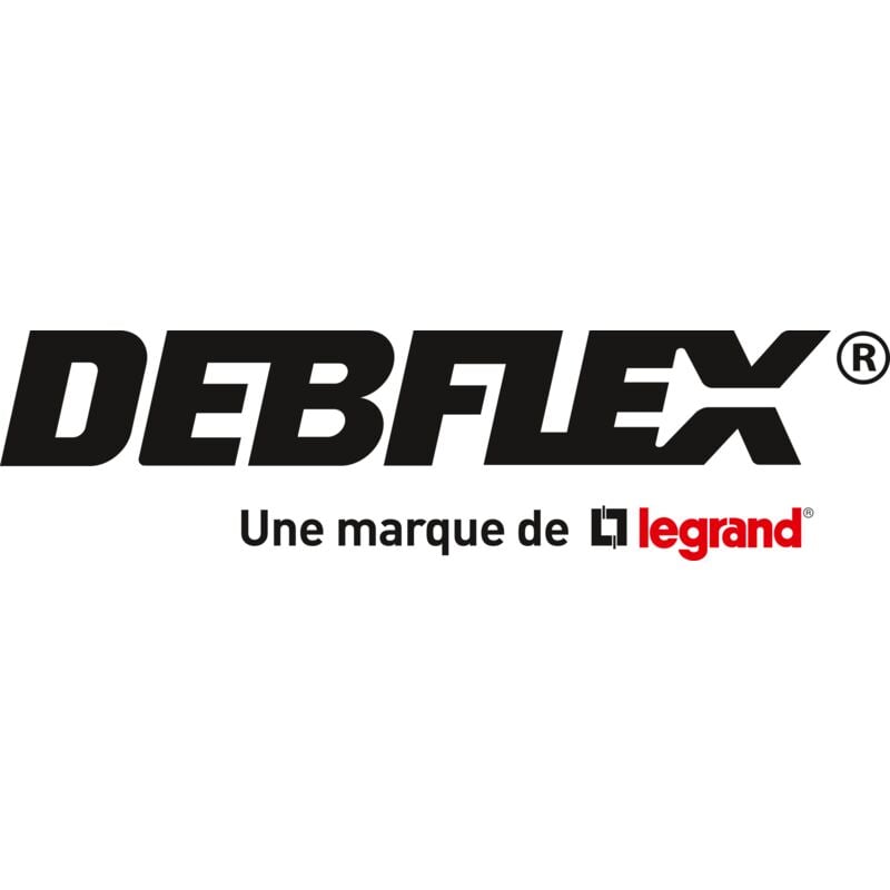 DEBFLEX - CACHE CABLE MULTIMEDIA ADHESIF 70 MM LONGUEUR 1 M BLANC