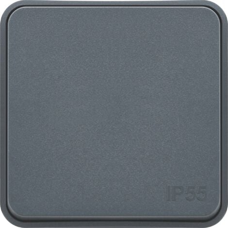 DEBFLEX - CYKLONE IP55 Bouton Poussoir Anthracite - 730427 - ORIGINE France