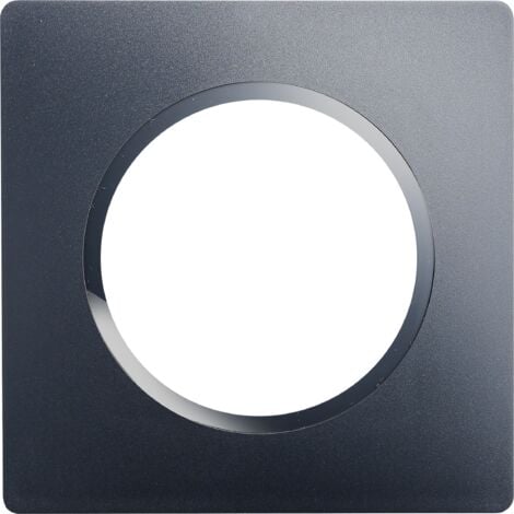 DEBFLEX - CASUAL EVO PLAQUE DE FINITION 1 POSTE GRIS PROFOND
