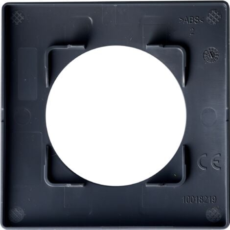 DEBFLEX - CASUAL EVO PLAQUE DE FINITION 1 POSTE GRIS PROFOND
