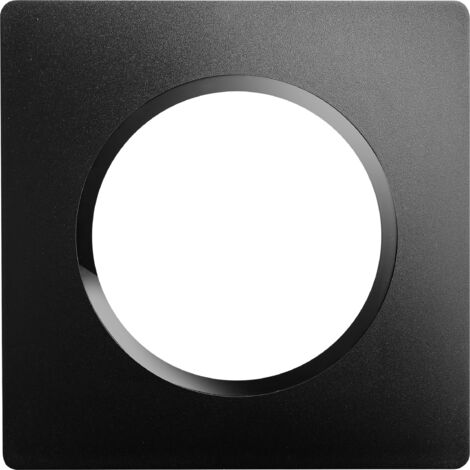 DEBFLEX - CASUAL EVO PLAQUE DE FINITION 1 POSTE NOIR INTENSE