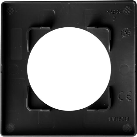 DEBFLEX - CASUAL EVO PLAQUE DE FINITION 1 POSTE NOIR INTENSE