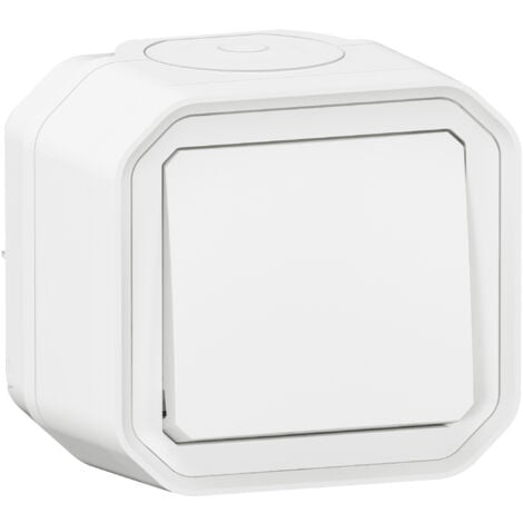 Legrand - Interrupteur ou va-et-vient Plexo complet saillie - blanc