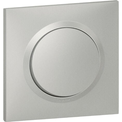 Legrand - Interrupteur ou va-et-vient dooxie 10AX 250V livré avec plaque carrée alu