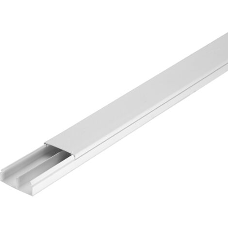 DEBFLEX  - MOULURE BICANALE 50X20 MM 2M BLANC - 436010
