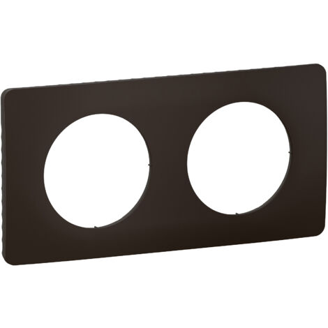 Legrand - Plaque Céliane 2 postes – finition Noir Mat