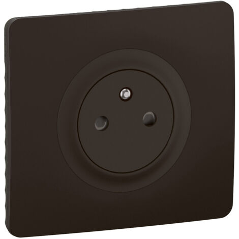 Legrand - Prise de courant Céliane Surface Confort Noir à équiper d'une plaque