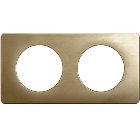 Legrand - Plaque Céliane 2 postes – finition Bronze Satiné