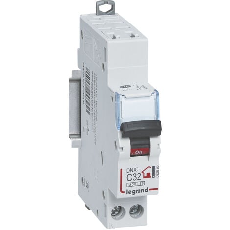 Legrand - Disjoncteur Phase + Neutre - 32A - bornes automatiques - 1 module