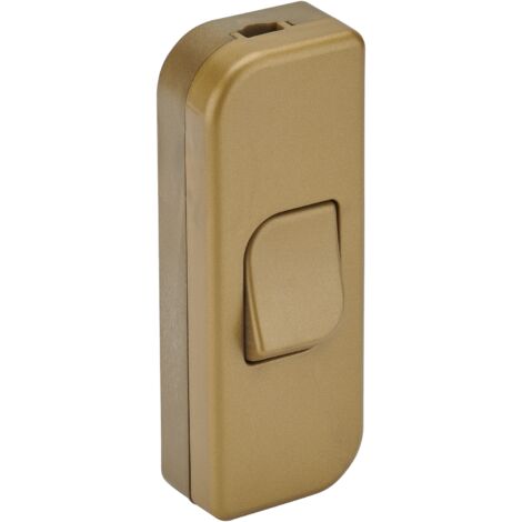 DEBFLEX - INTERRUPTEUR A BASCULE BIFILAIRE 2A OR - 719330