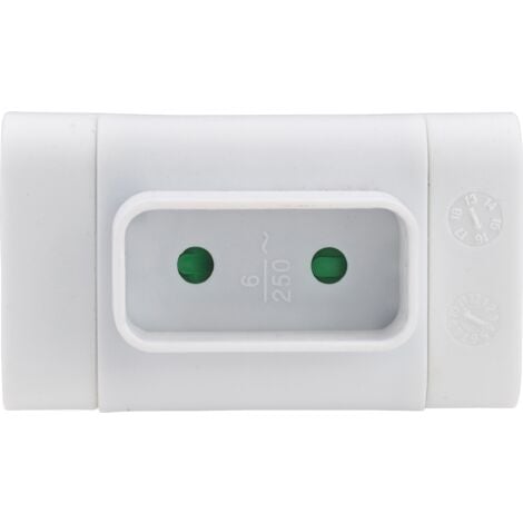 DEBFLEX - TRIPLITE LATERALE 2P 6A BLANC - 714780