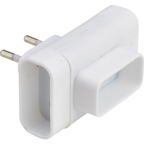 DEBFLEX - TRIPLITE LATERALE 2P 6A BLANC - 714780