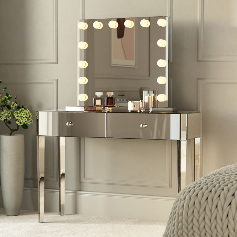 Vanity Mirror with Lights, Luxury Hollywood Mirror Includes Bluetooth