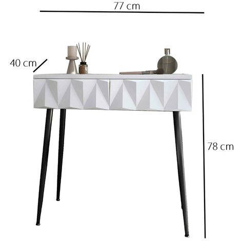 Montana Dressing Table-White/Black