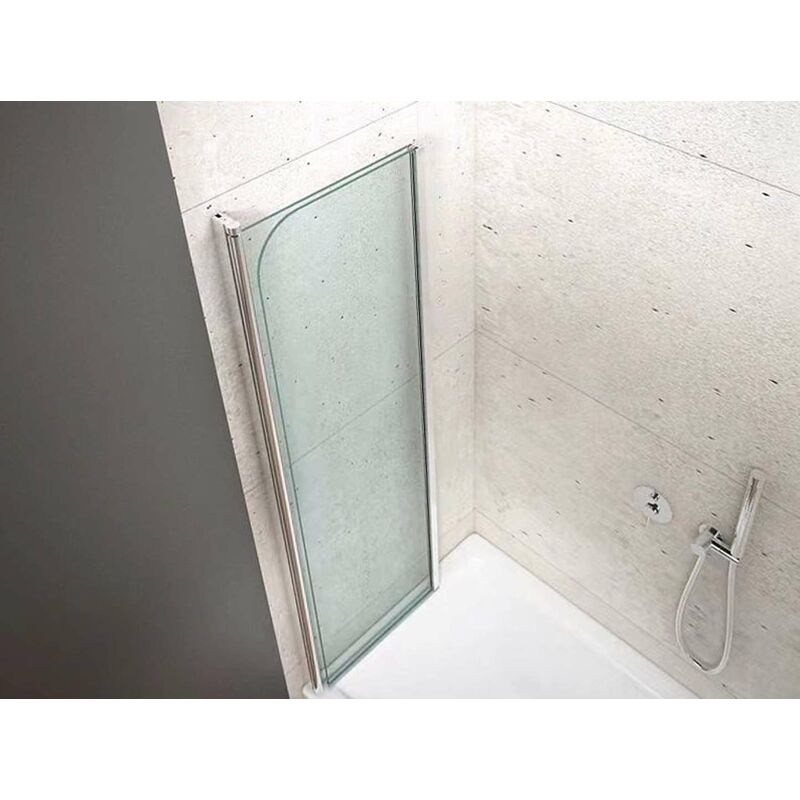 Aqualine Wila - Parete per vasca da bagno pieghevole 900x1400 mm