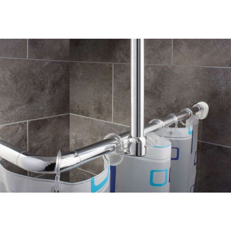 Ridder 495000-350 - Set di 12 Anelli in metallo per Tenda doccia (p7m