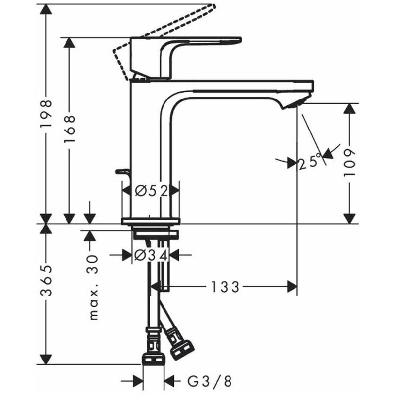 OFFERTA  SET MISCELATORI HANSGROHE REBRIS S LAVABO E BIDET CROMO