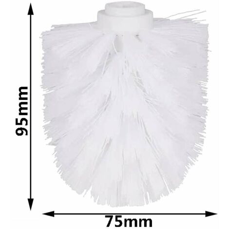 Ricambio Scopino WC Acquastilla - Nylon Con Bussola, Filetto M6, Manico 12cm, Bianco - Foto 7