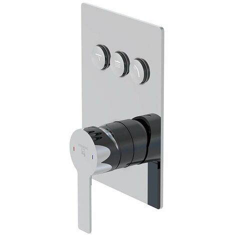 Steinberg 390 - Miscelatore ad incasso per 3 utenze, cromo 390 2231 3 (1/4)