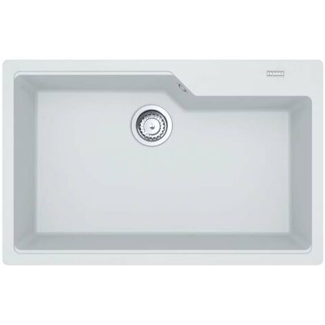Franke Urban - Lavello in fragranite UBG 610-78, 78x50 cm, bianco ghiaccio 114.0700.091