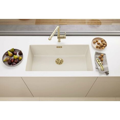 Blanco Accessori - Set Di Scarico C-overflow, Per Lavelli A Vasca Singola Color Oro 203476